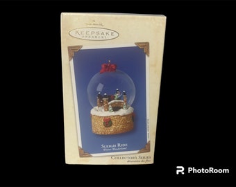 Hallmark Keepsake SLEIGH RIDE Winter Wonderland  Christmas Ornament 2003 New