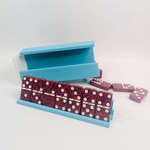 Soporte para caja de dominó, bandejas de dominó, caja convertible de dominó, soporte impreso en 3D, regalo para papá puertorriqueño, dominó dominicano, hecho en Canadá