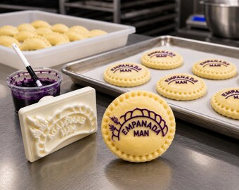 Custom Logo Food Colorant Stamp | Small Business Branding Tool | Restaurant, Catering Business Marketing