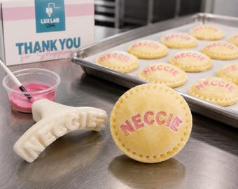 Custom Edible Ink Dough Stamp | Personalized Pastelitos and Empanadas Flavor Marker Tool | Food Business