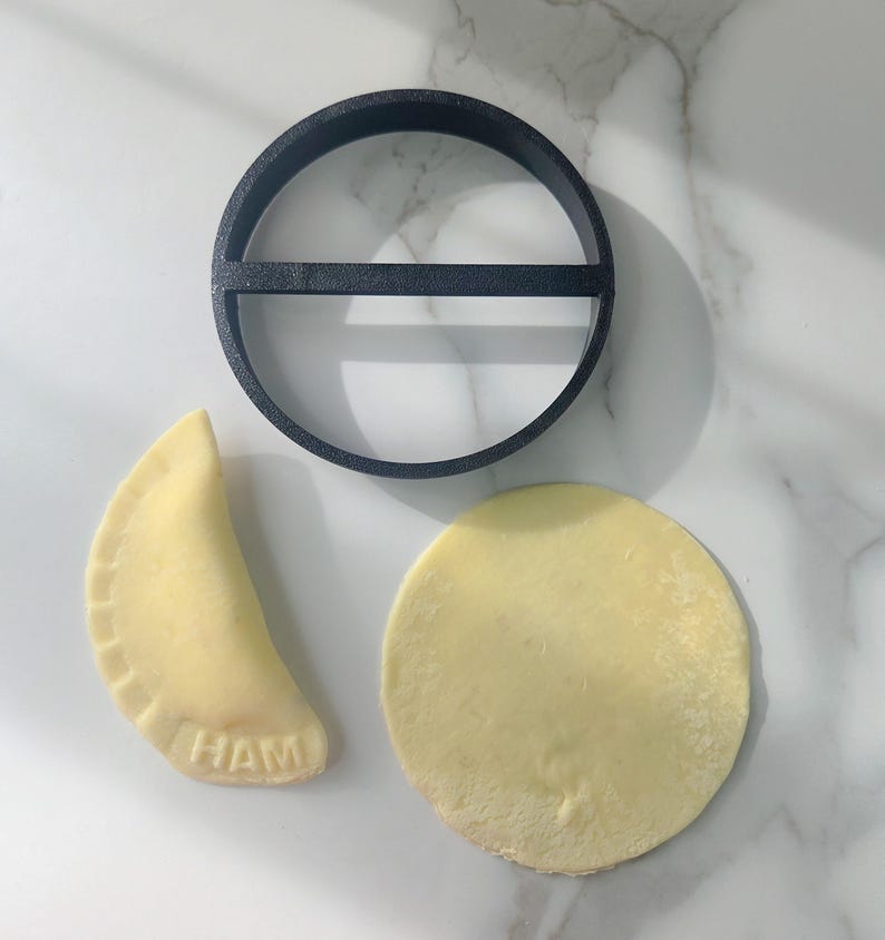 Kit Premium para Hacer Empanadas con Sello de Logotipo Personalizado / Prensa para Empanadas + Cortador + 5 Sellos / Kit de Inicio para Negocio de Comida / Juego para Hacer Dumplings imagen 3