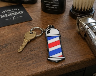 Barber NFC Tap to Share-sleutelhanger: aanpasbare contactgegevens