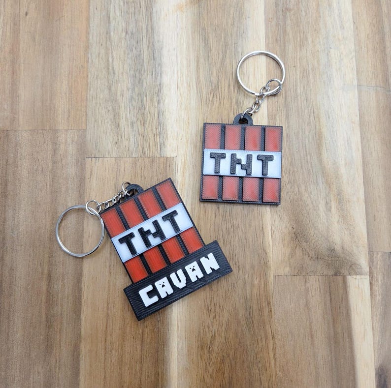 Minecraft Creeper Keychain Gamer Key Holder Gift Creeper Bag Tag ...