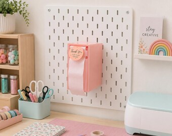 Pegboard Sticker Dispenser: Craft Room Organizer, Easy Peel