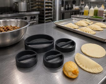 Round Cookie Dough Cutters Set | Pastry, Empanada and Pastelitos Kitchen Baking Tools