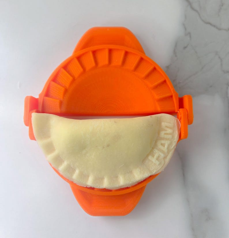 Kit Premium para Hacer Empanadas con Sello de Logotipo Personalizado / Prensa para Empanadas + Cortador + 5 Sellos / Kit de Inicio para Negocio de Comida / Juego para Hacer Dumplings imagen 4