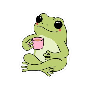 Cute Frog Sticker