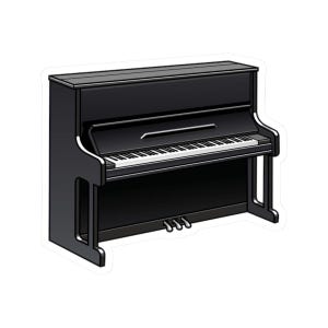 Piano Sticker