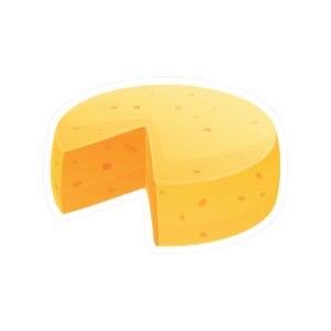 Cheese Wheel Sticker