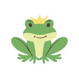Frog Prince Sticker