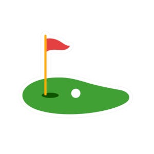 Golf Sticker