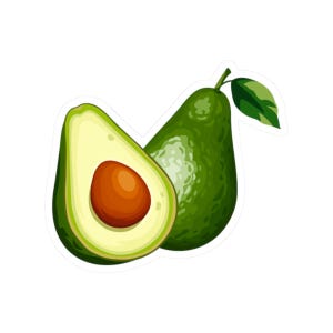Avocado Sticker