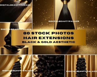 80 Raw Dark Hair Extensions Stock Photos: Website Banners AI