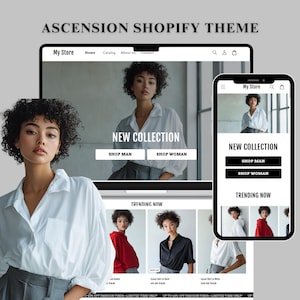 Clean Shopify Theme for Clothing: Fashion Shopify 2.0 Template