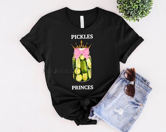 Camisa de pepinillo, Príncipes de pepinillo, Regalo amante de pepinillo, Camisa de cumpleaños, Camisa de pepinillo para niñas, Camisa linda de pepinillo, Regalo divertido de pepinillo, Regalos de pepinillo