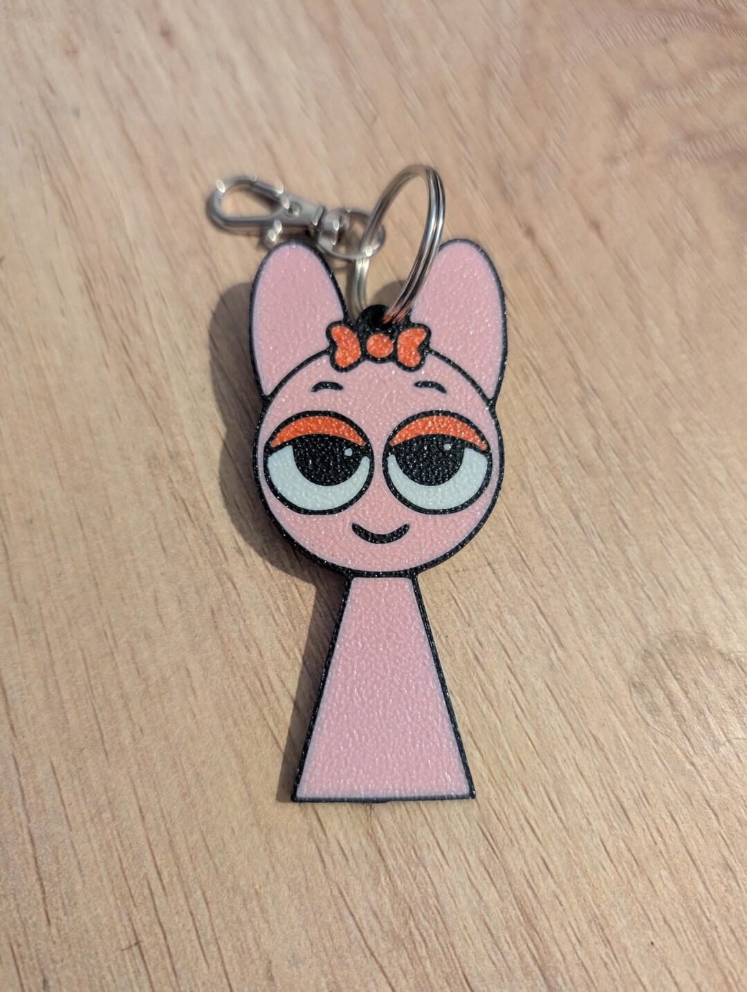 Pink Sprunki Incredibox Keyring - Etsy UK