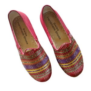 Linen Espadrilles for Men, Hand Stitched, Flat French stripes espadrilles shoes, Espadrilles without rubber, Leather Sole