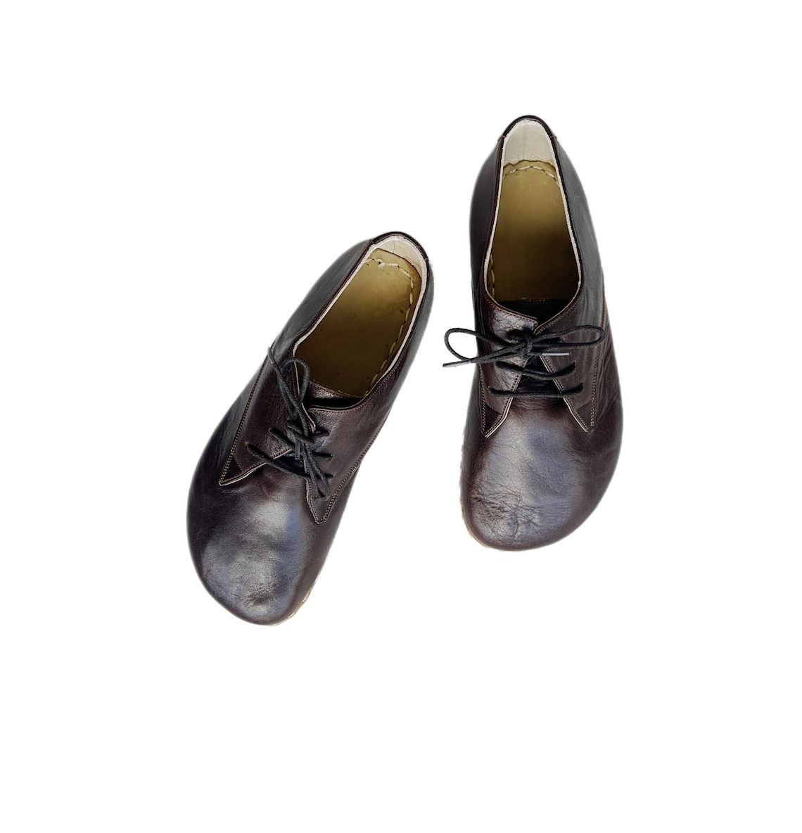 Womens Grounding Shoes Copper Rivets, Leather Sole, Barefoot Shoes ...