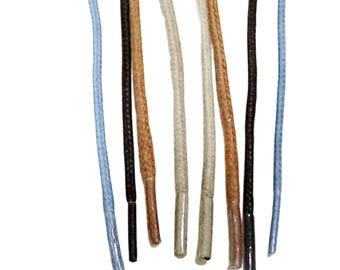 Long Shoelaces, Handmade Waxed Shoelaces