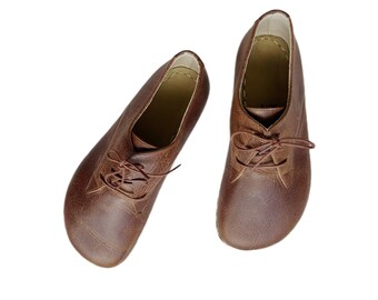 Womens Grounding Shoes, Leather Sole, Barefoot Shoes Women  display picture 1