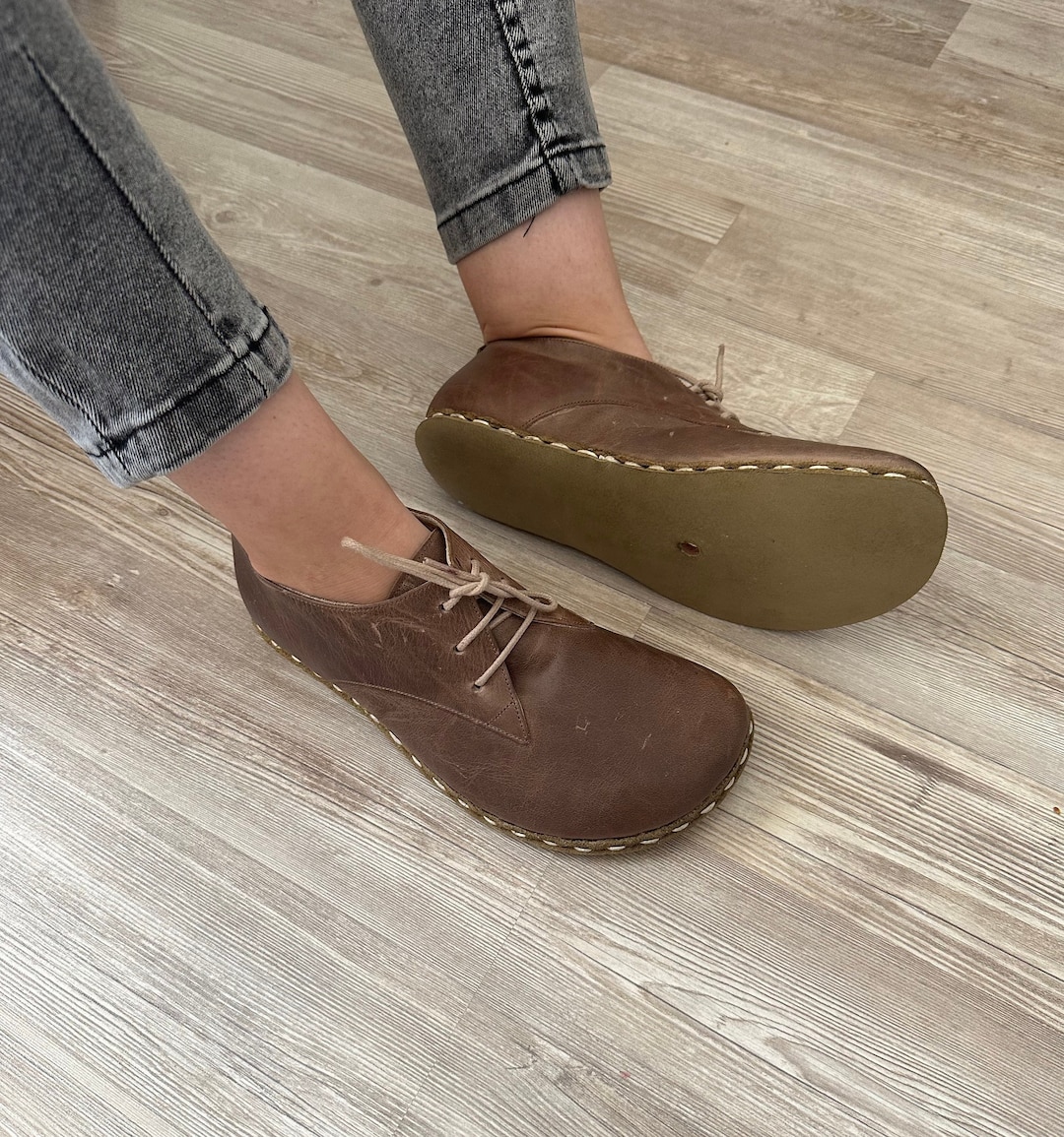 Womens Grounding Shoes Visions Leather, Barefoot Shoes Women, Grounding ...