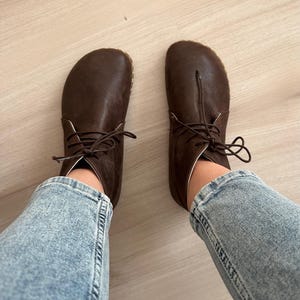 Womens Grounding Boots Dark Brown, Chelsea Barefoot Boots, Ankle Barefoot Boots, Grounding Boots Copper, Leather Sole
