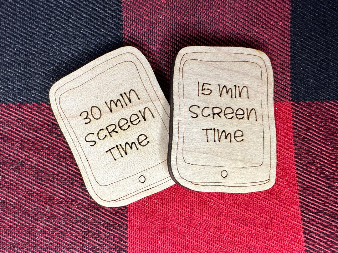 Tablet Screen Time Tokens for Kids Kids Screen Time Tokens Etsy