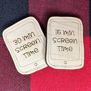 Screen Time Tokens For Kids Kids screen time tokens Tablet