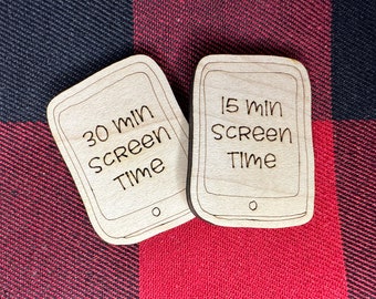 Tablet Screen Time Tokens For Kids |  Kids screen time tokens