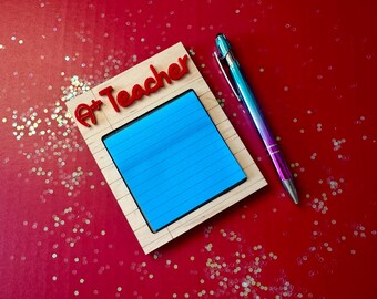 Loose Leaf Paper Sticky Note Holder for teachers