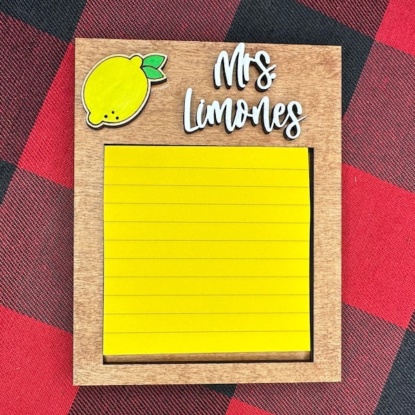 Custom Logo or Design Sticky Note Holder | Personalized Sticky Note Holder