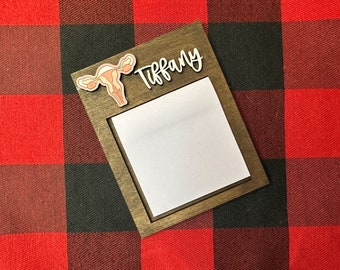 Uterus Sticky Note Holder | OBGYN Gift, L&D Nurse Gift