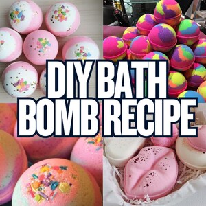 Recept voor Bath Bomb en stapsgewijze handleiding (pdf)