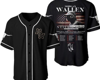 Morgan Wallen 2026 Tour Baseball Jersey - Country Music Fan Merch