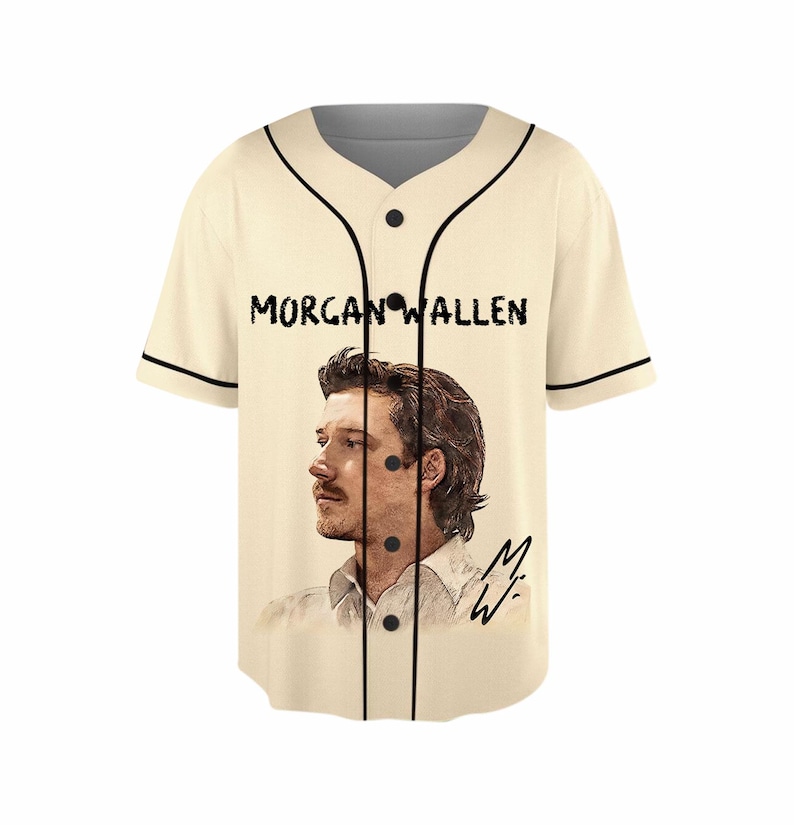 Morgan Wallen 2026 Tour Baseball Jersey - Country Music Fan Merch image 3