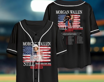 Morgan Wallen 2026 Tour Baseball Jersey - Country Music Fan Merch