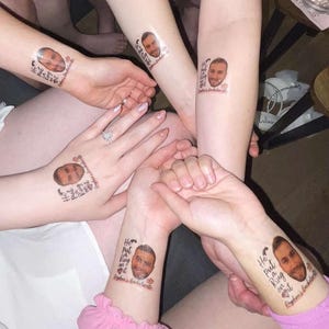 Custom Temporary Tattoos, Bachelorette Party Favors, Groom Tattoo, Bachelorette Tattoo, Funny Party Favors, Bride Tattoo, Wedding Tattoos