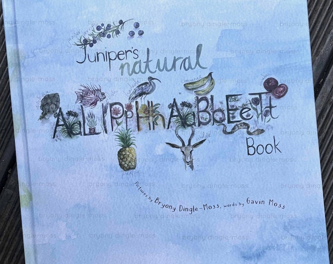Featured listing image: Juniper's Alphabet Book - Hard Cover