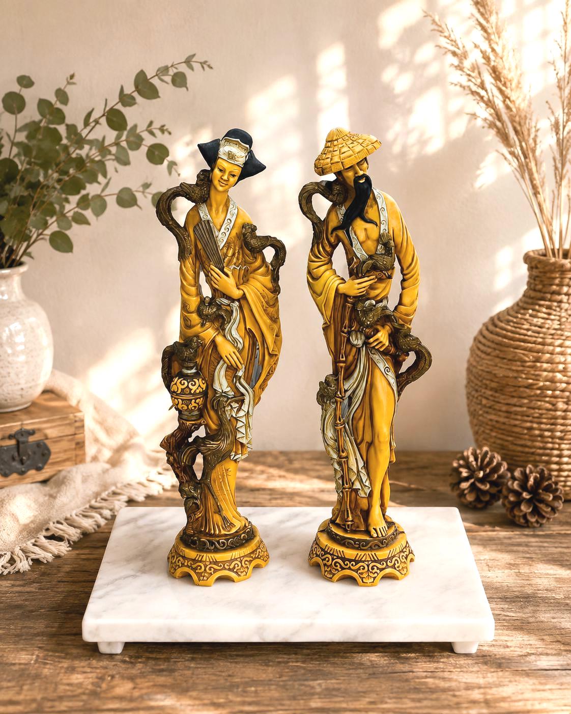 Chinese Lady Statue - Etsy