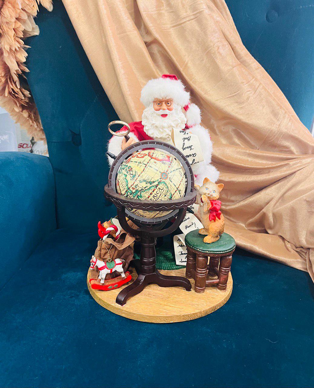 Fabric Mache Santa - Etsy