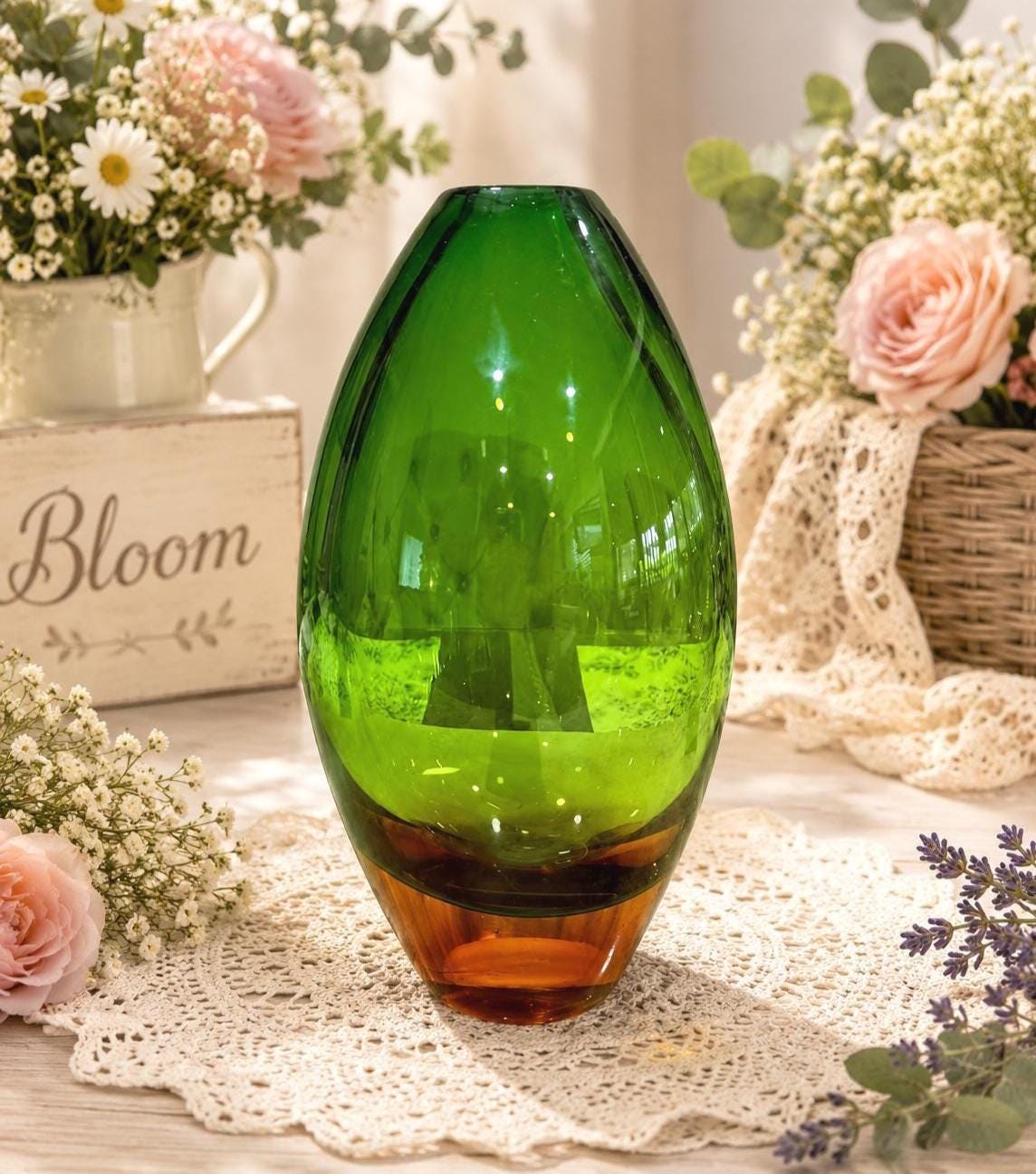 Murano sommerso vase - Etsy 日本