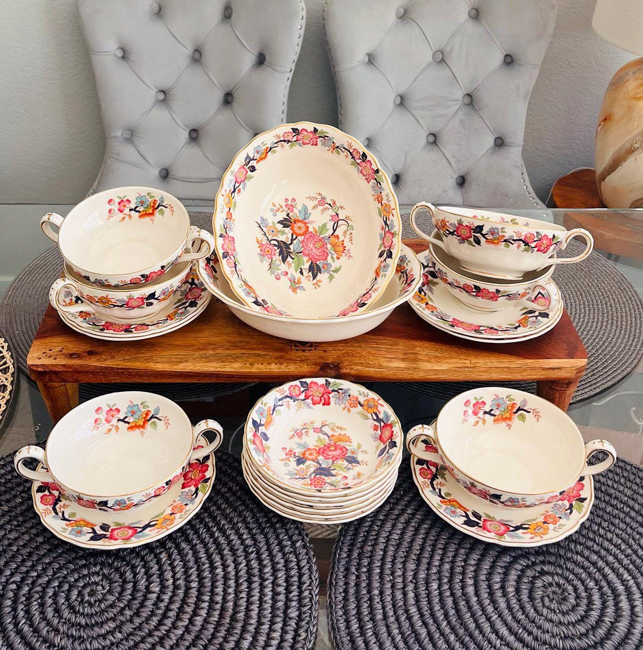 Royal Petal Grindley - Etsy Royal Petal Grindley - Etsy