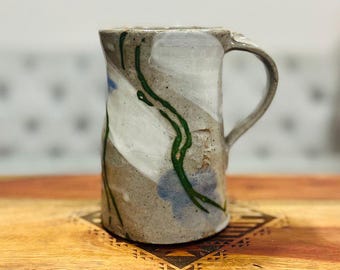 Vintage Studio Pottery Ceramic Mug Handcrafted Cup 5.5x4"