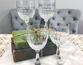 Vintage Schott Zwiesel Crystal Wine Glasses - Doreen Set of 4