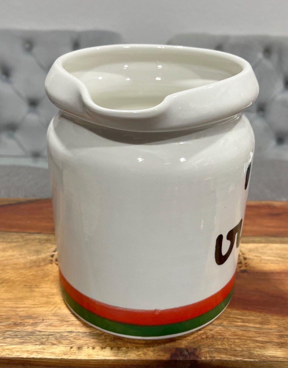 Vintage Baldelli Vino Ceramic Set: Italian Jug Pitcher and Cheese