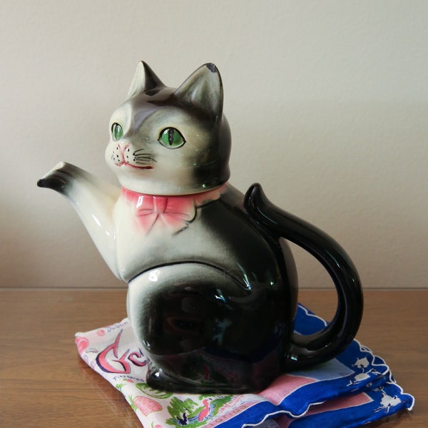 Vintage 1940's Erphila Cat Teapot 6700B Made in Germany