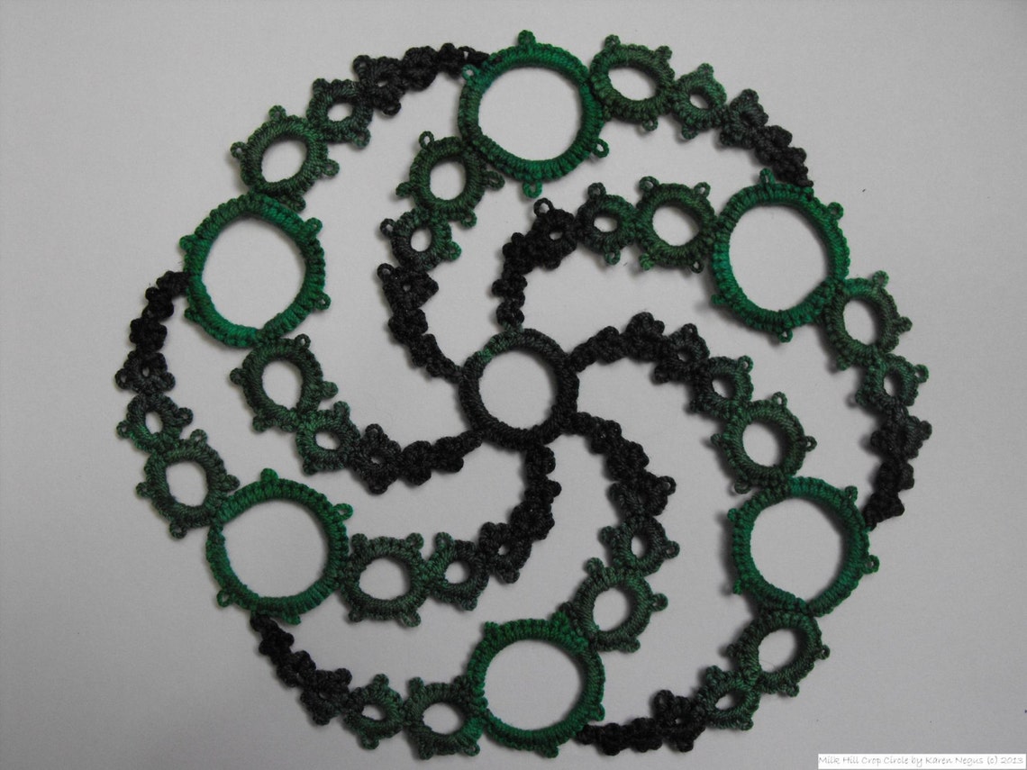 PDF Tatting Pattern for Experienced Tatters : Milk Hill Crop | Etsy Famous Crop Circle