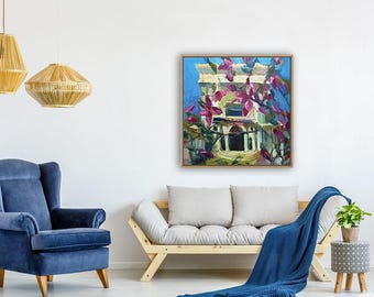 Jerusalem Temple Art - Bais haMikdash: Jewish Giclee Print on Paper, Canvas, or Acrylic