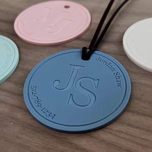 Luggage Tags Personalized, Backpack Tag, Bag Tags, Name Tags For Backpacks, Personalized ID Tags, Custom Luggage Tag, Travel Accessories