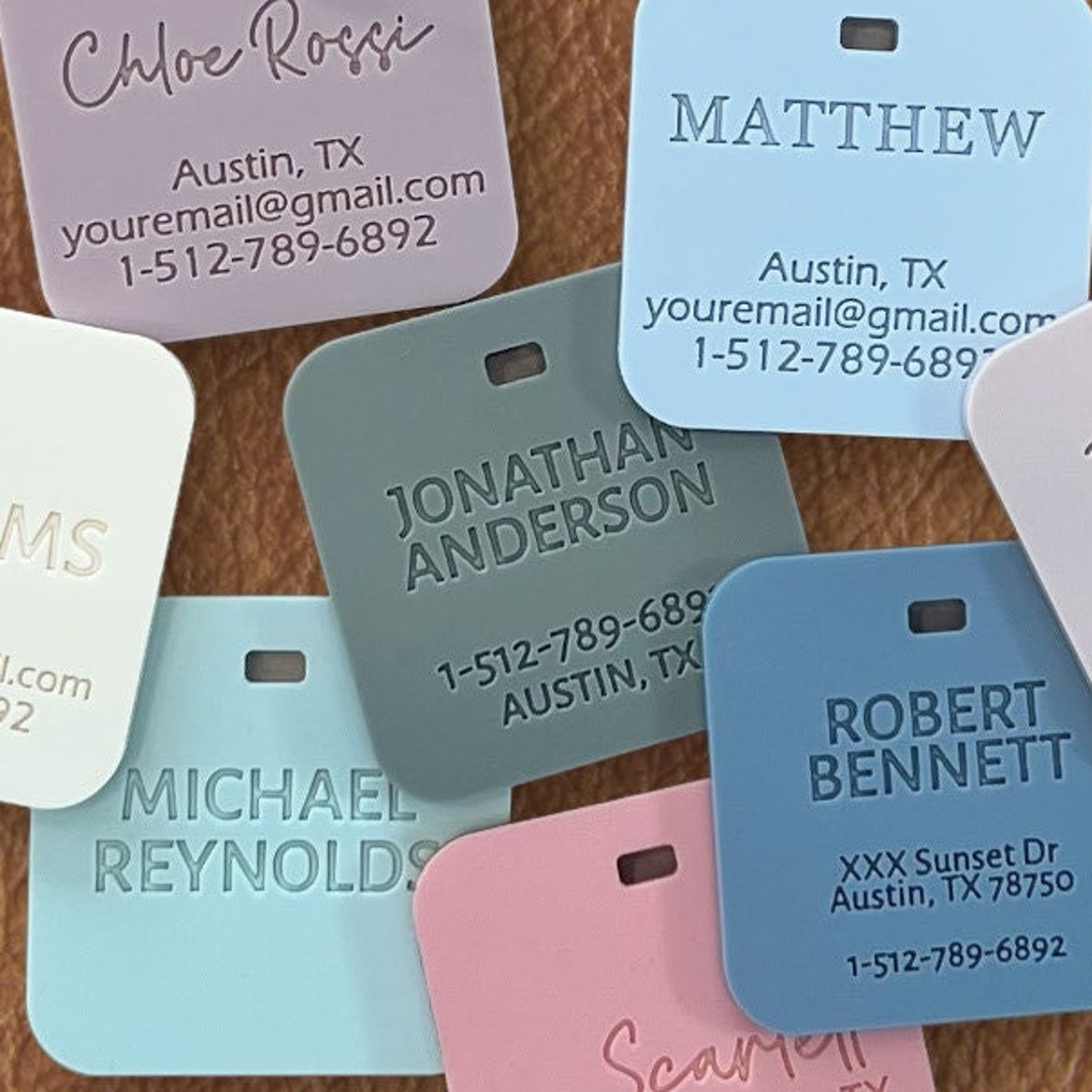 Personalized Luggage Tags